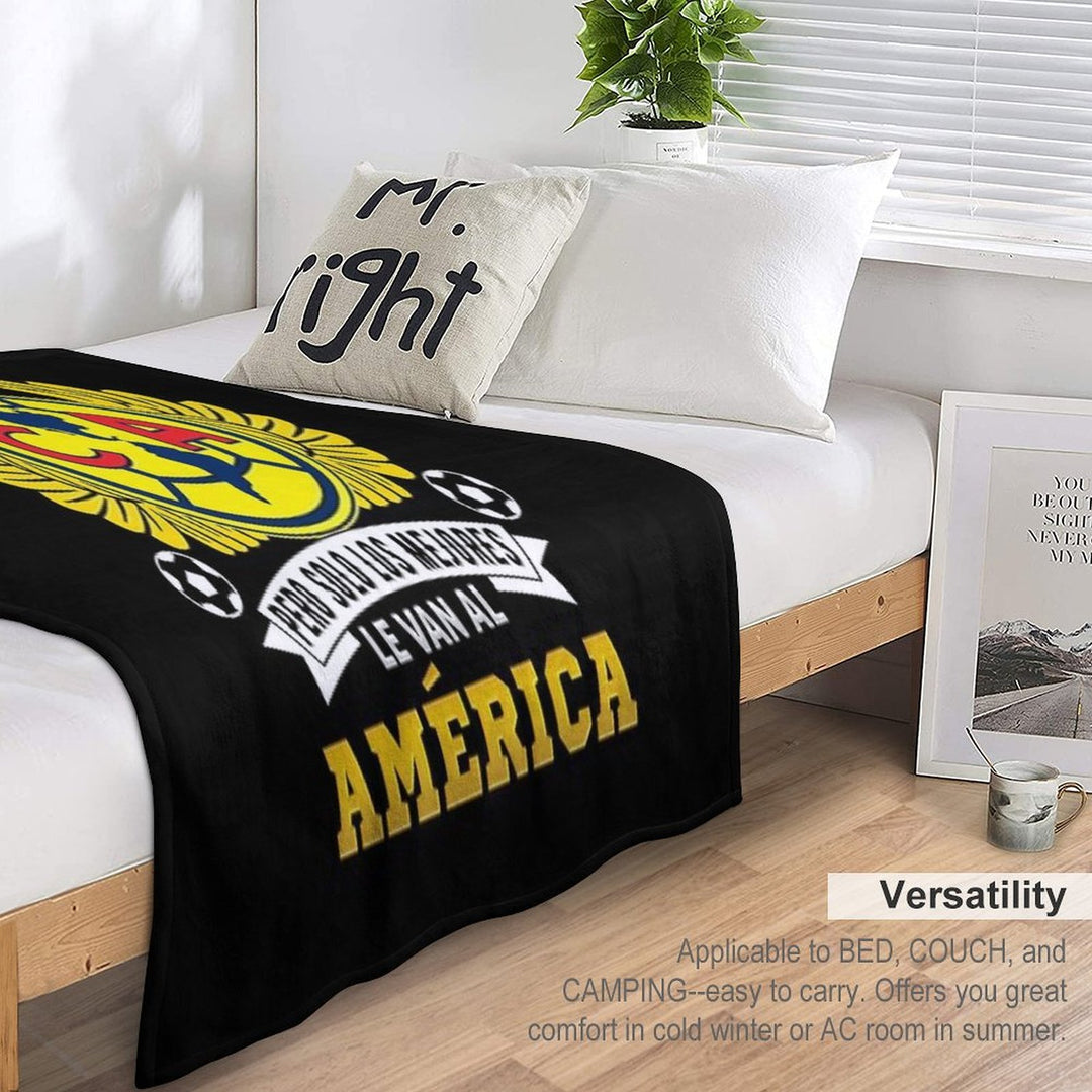 Playera Aguilas Del America Solo Los Mejores Le Van Al America Machine-washable Throw Blanket