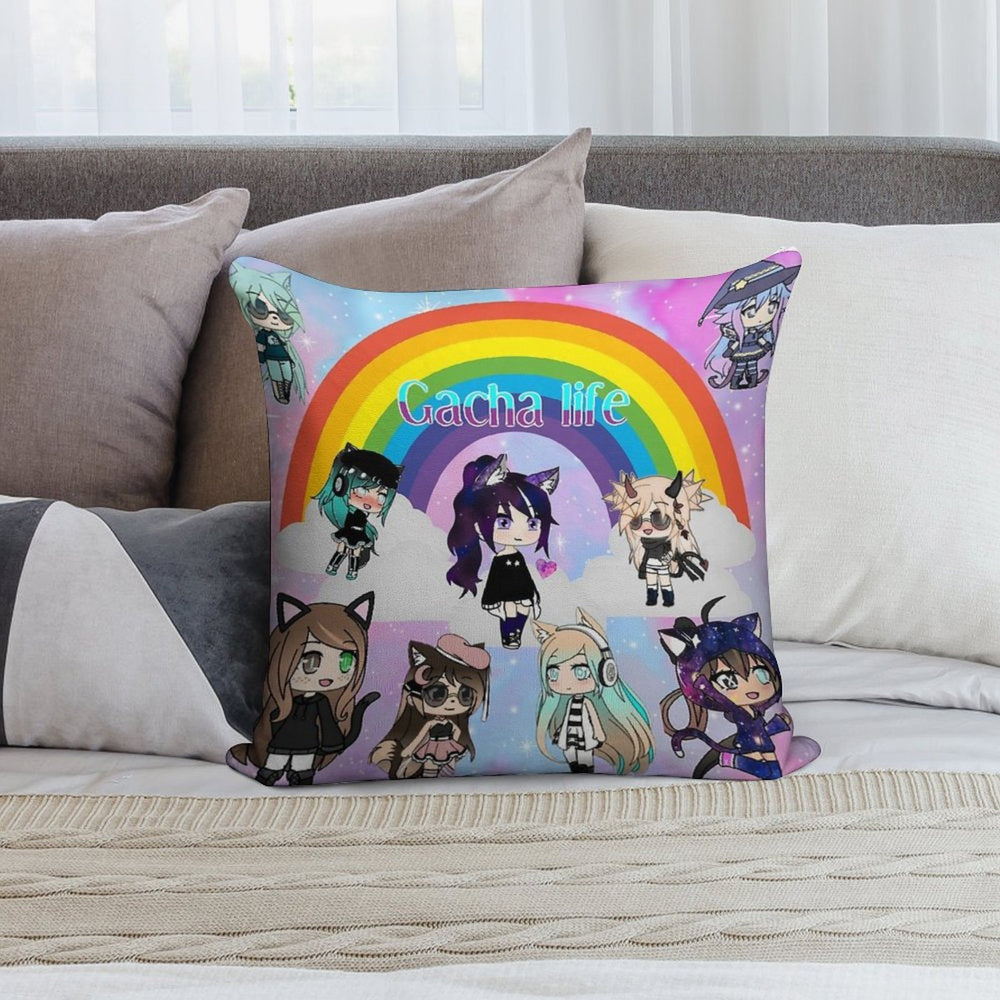 Gacha Life  Anime Pack Soft Warmth Comfort Throw Pillow