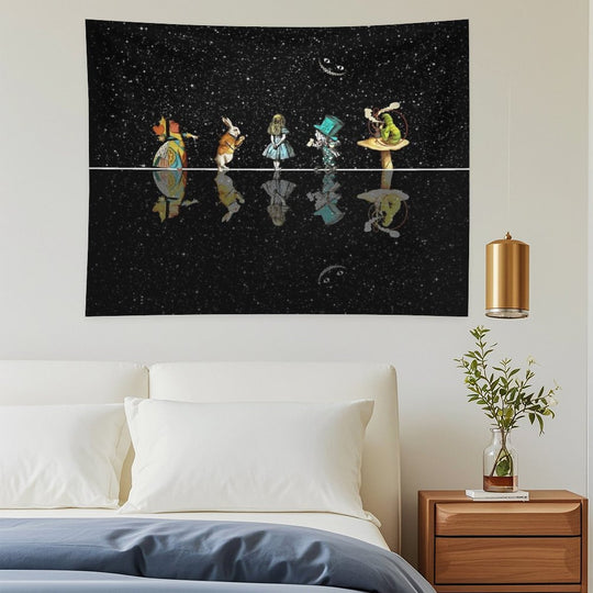 Wonderland Starry Night - Alice In Wonderland Tapestry