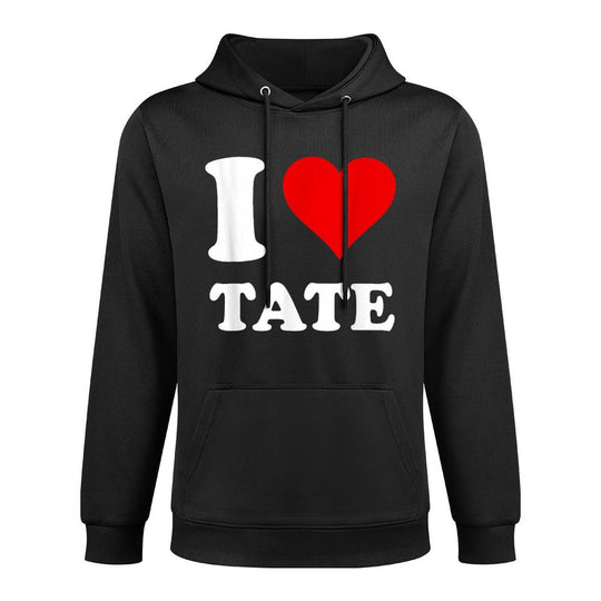 I Love Tate Pilling-Resistant Hoodie