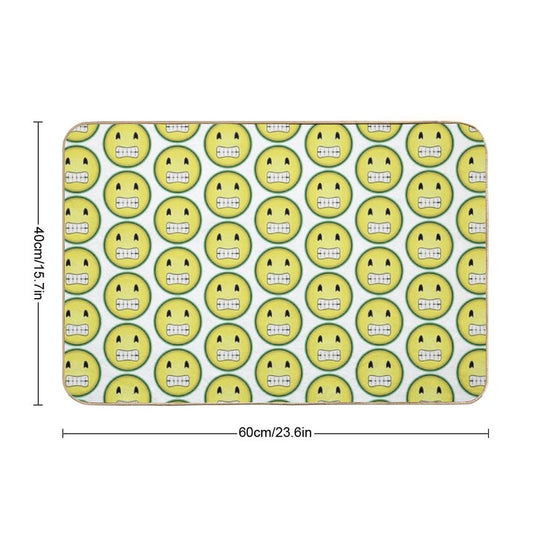 Rainbow Smiley  Easy To Clean Bath Mat