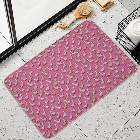 Me Llamo Llama Durable Bath Mat