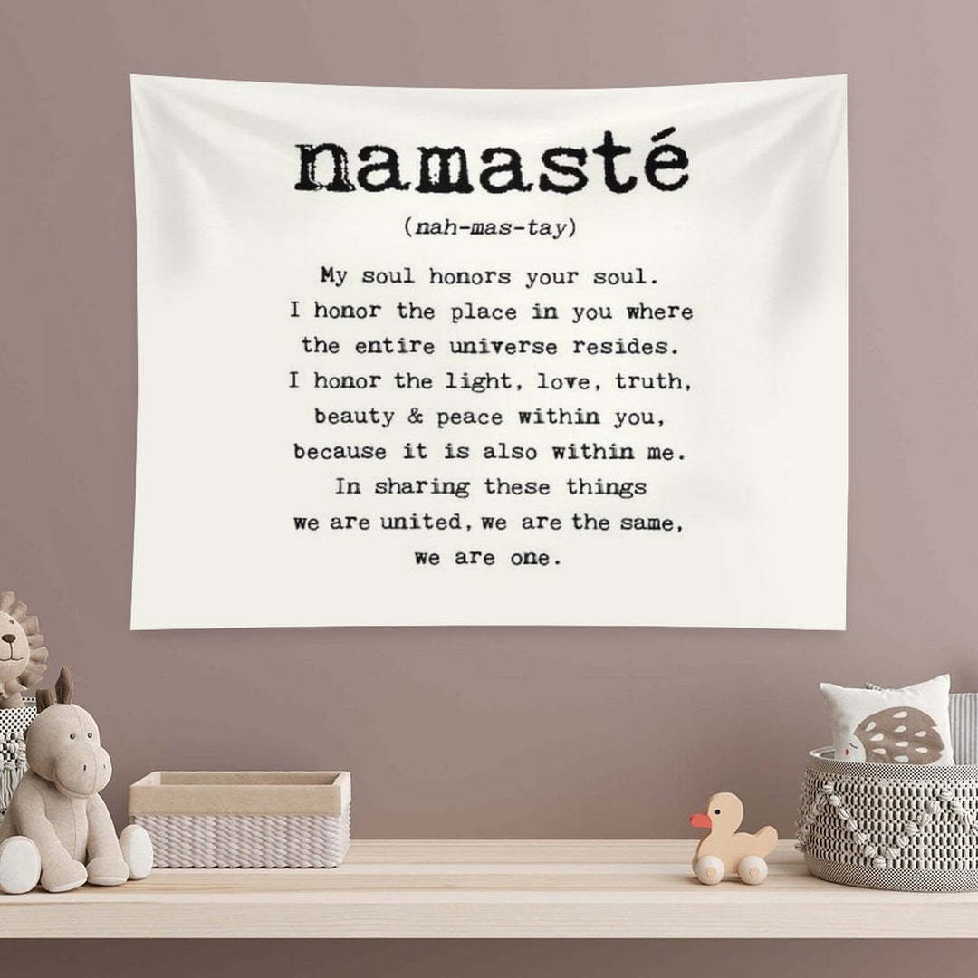 Namaste. Tapestry