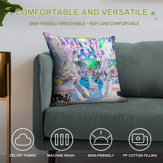 Icedancer Soft Anti-Pilling Throw Pillow