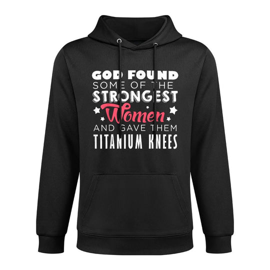 Knee Replacement Funny Strongest Women Recovery Quote Outfit Colorfast Hoodie