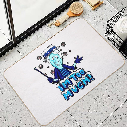 Snow Miser I'm Too Much  Fade-Resistant Bath Mat
