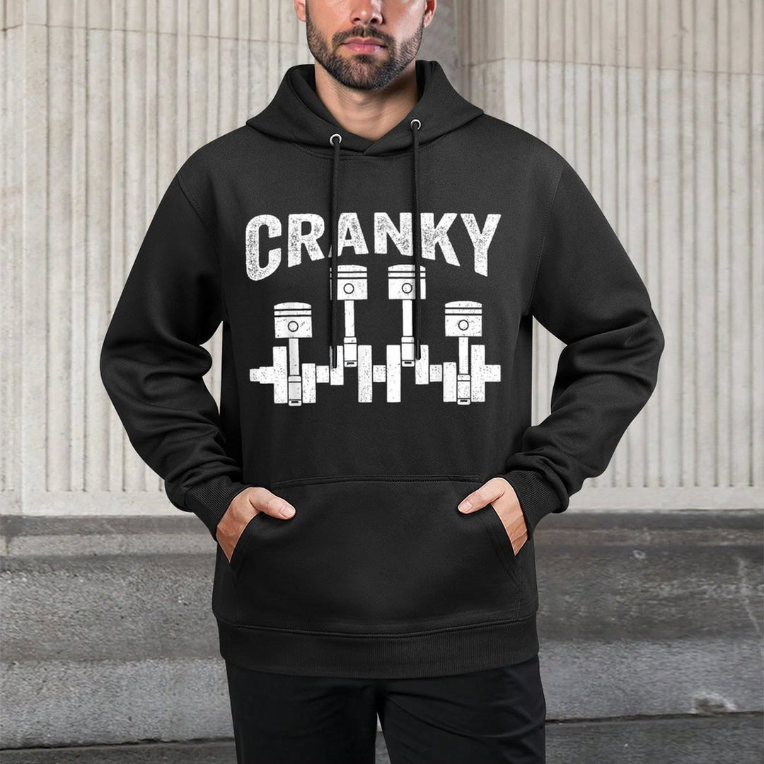 Cranky Car Engine Crankshaft Cars Lover Mechanics Father Day Moisture-Wicking Hoodie