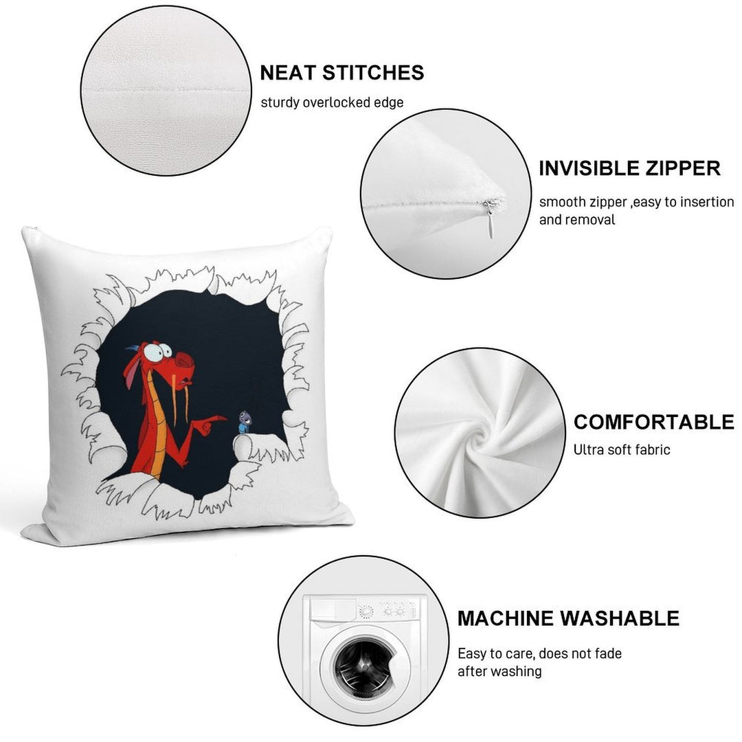 He Did It Soft Home Decor Throw Pillow