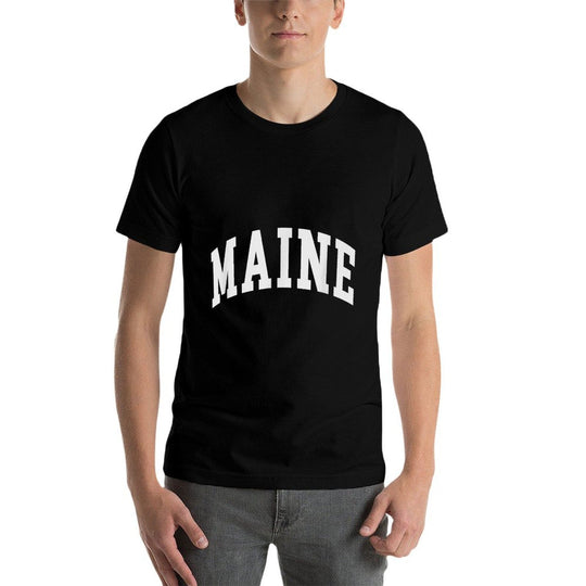Maine - Throwback Design - Classic  Eco-friendly Material T-Shirt