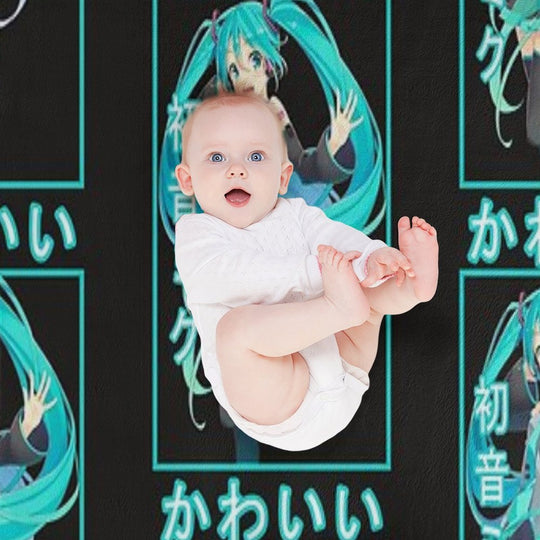 Hatsune Miku  Classic Lightweight Throw Blanket