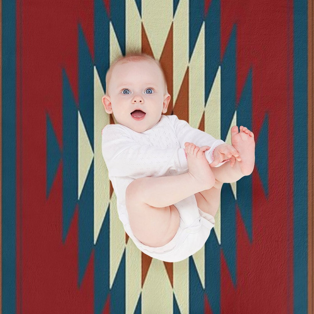 Southwestern Red Premium Throw Blanket