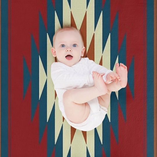 Southwestern Red Premium Throw Blanket