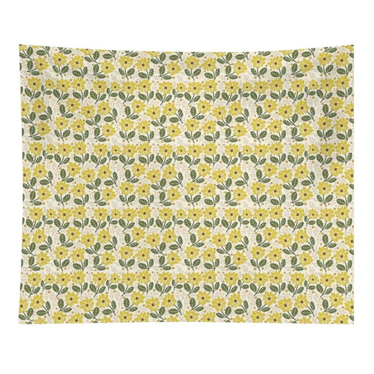 Golden Bloom Tapestry