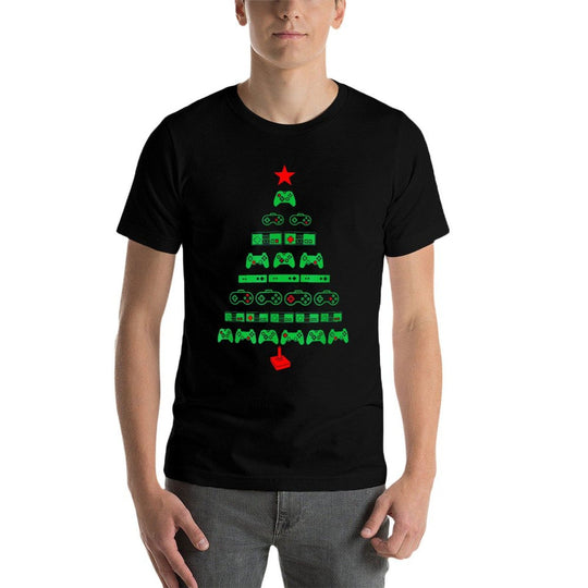 Christmas Gamer for Men - Video Games  Eco-friendly Material T-Shirt
