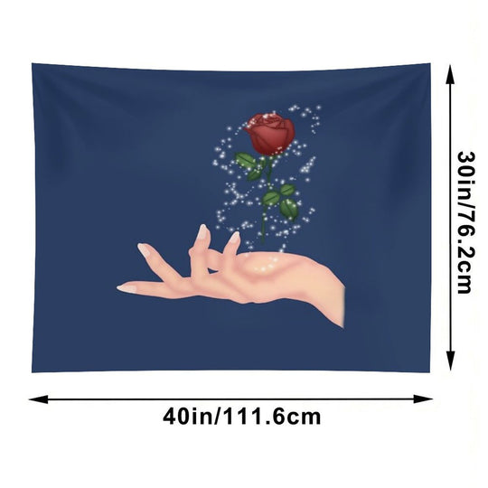 Magical Hands Make Rose Ver. 3 Tapestry