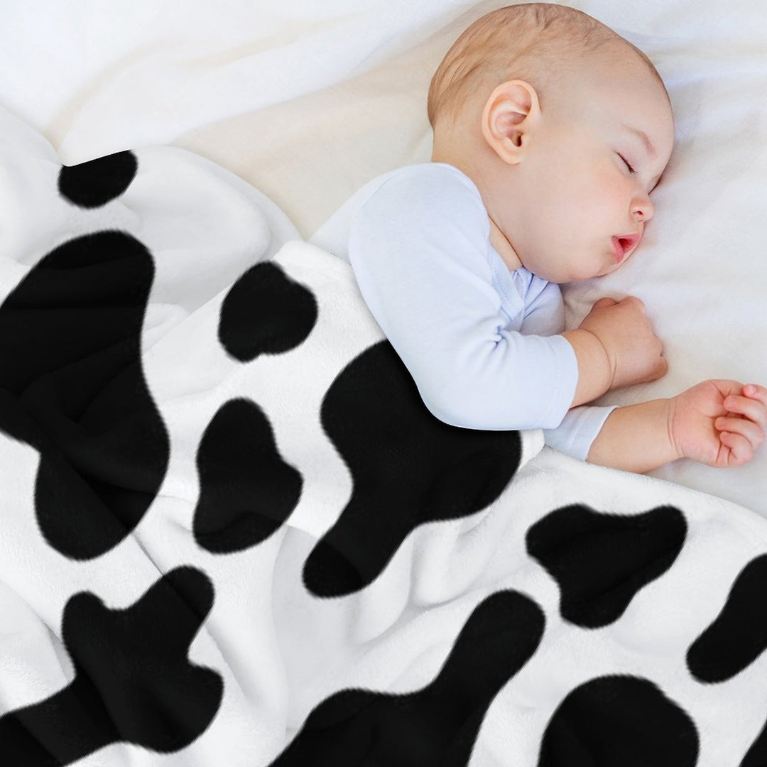 Cow Print All-season Throw Blanket
