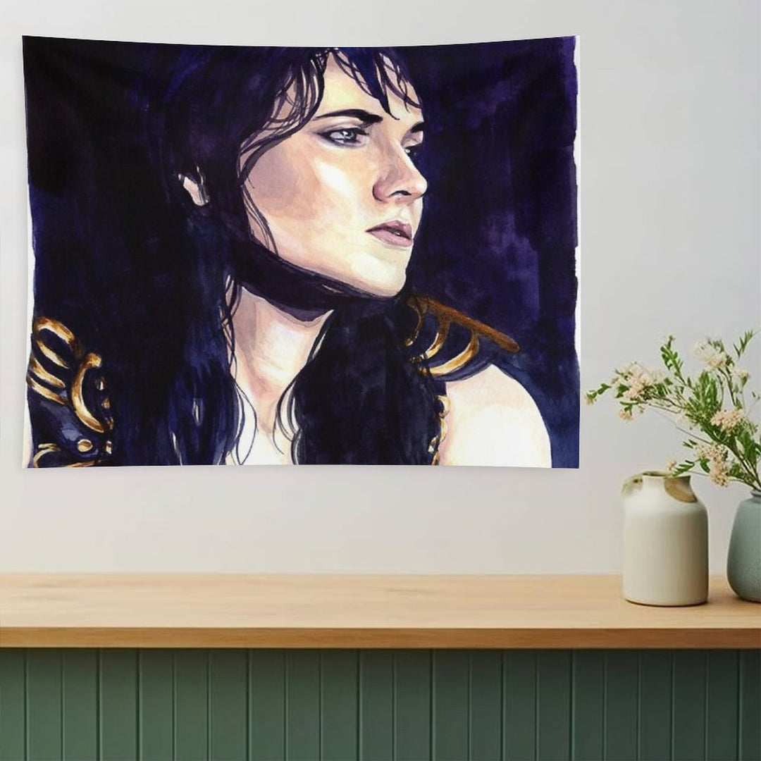 Damaged But Not Broken Watercolor Painting Tapestry