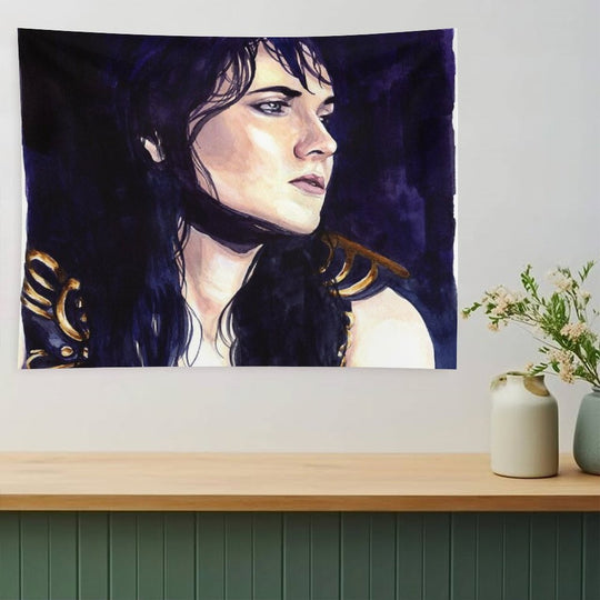 Damaged But Not Broken Watercolor Painting Tapestry