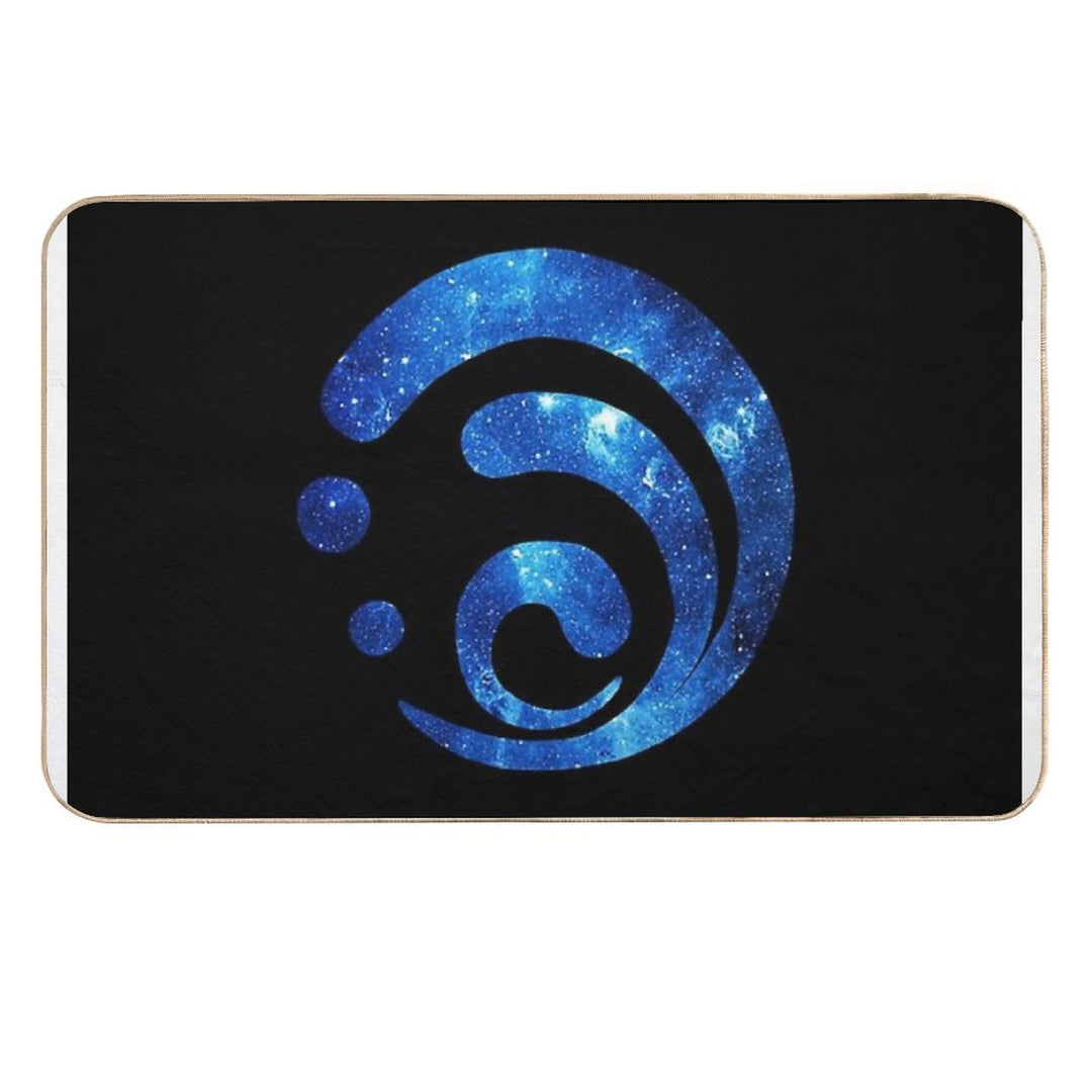 Hydro Element Genshin Impact T-Shirt Durable Bath Mat