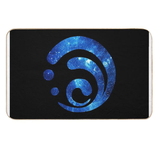 Hydro Element Genshin Impact T-Shirt Durable Bath Mat