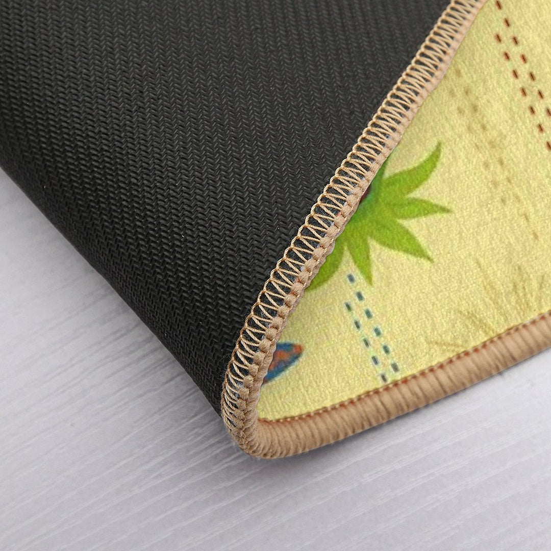 Surfin’ Kermit - Yellow  Absorbent Bath Mat