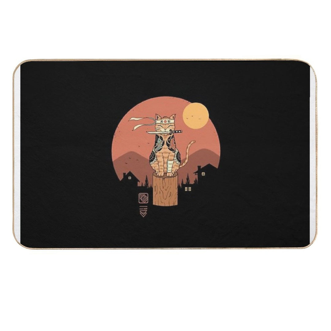 Catana NInja  Easy To Clean Bath Mat