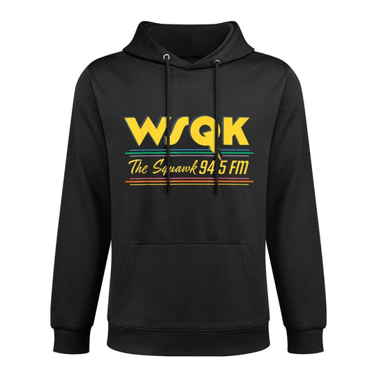 Stranger Things Season 5 WSQK The Squawk 94.5 FM Retro Logo Easy Care Hoodie