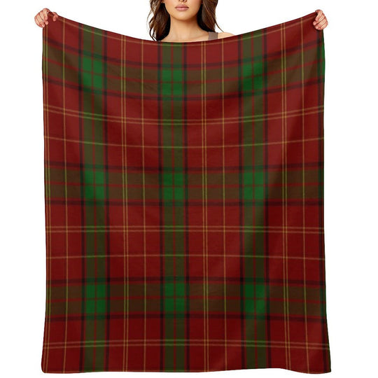 Kirk Tartan Velvety-soft Throw Blanket