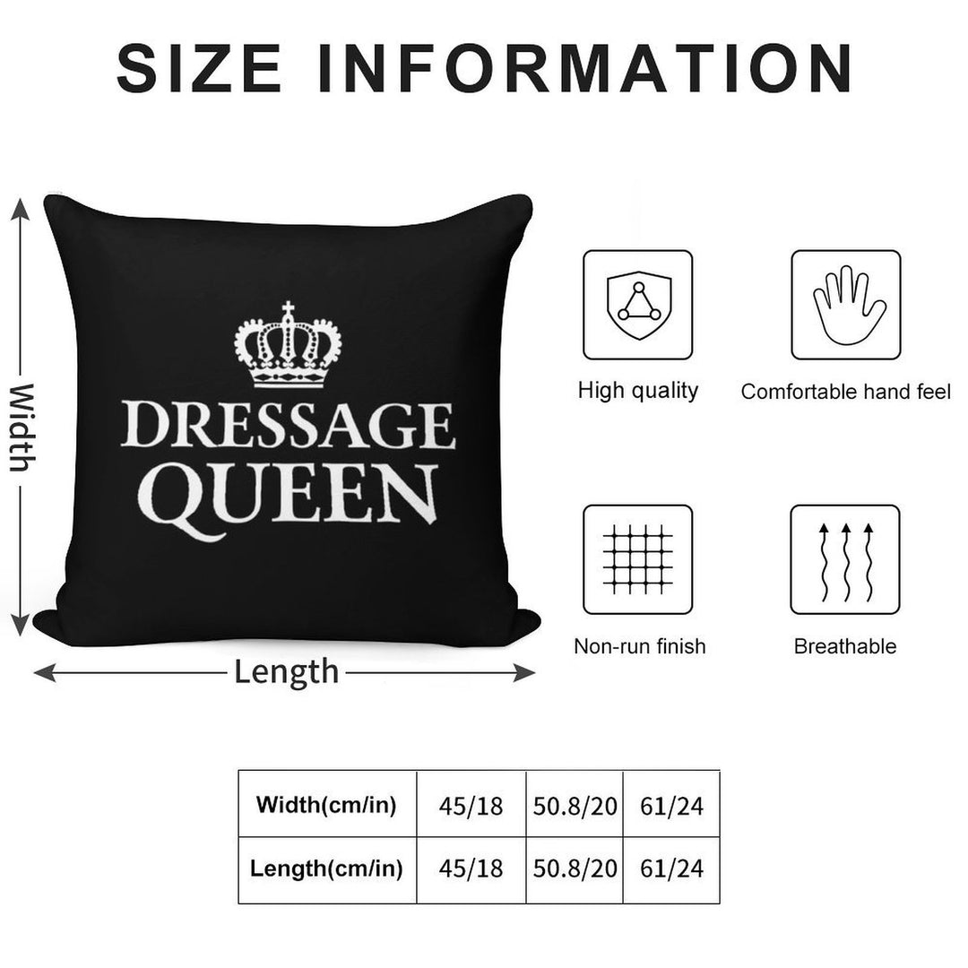 Dressage Queen Soft Style Accent Throw Pillow
