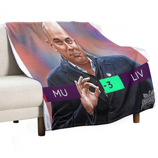 Arne Slot - United 0 Liverpool 3 Durable Throw Blanket