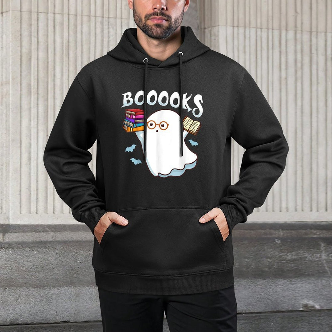 Halloween Books Librarian English Teacher Reader Reading for Men Women Kids Durable Construction Hoodie
