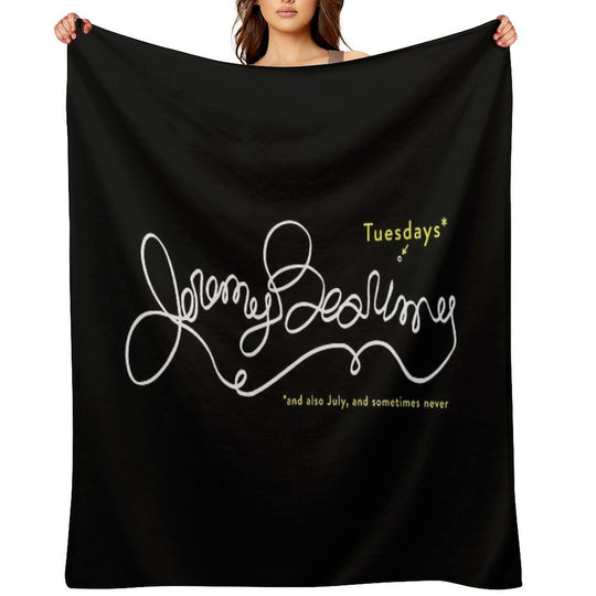 Jeremy Bearimy in White (with Notation) Versatility Throw Blanket