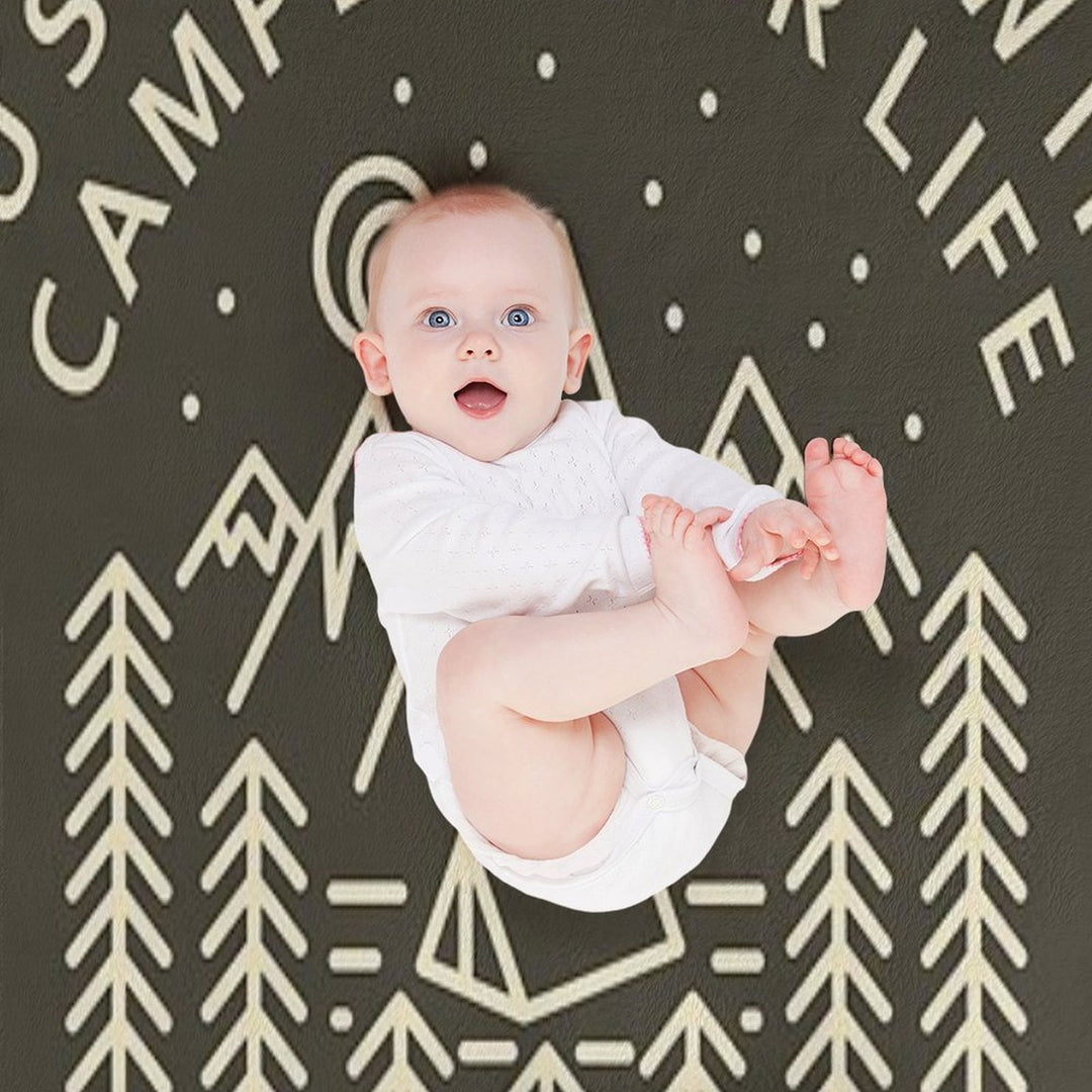 Husband And Wife Campers For Life Quick-dry Throw Blanket