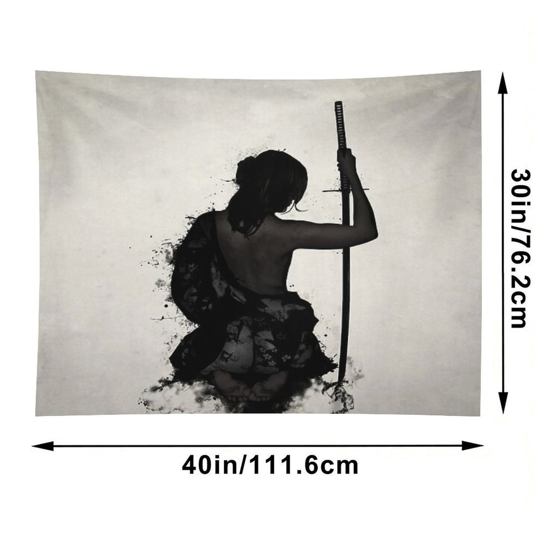 Female Samurai - Onna Bugeisha Tapestry