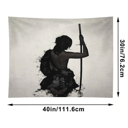 Female Samurai - Onna Bugeisha Tapestry