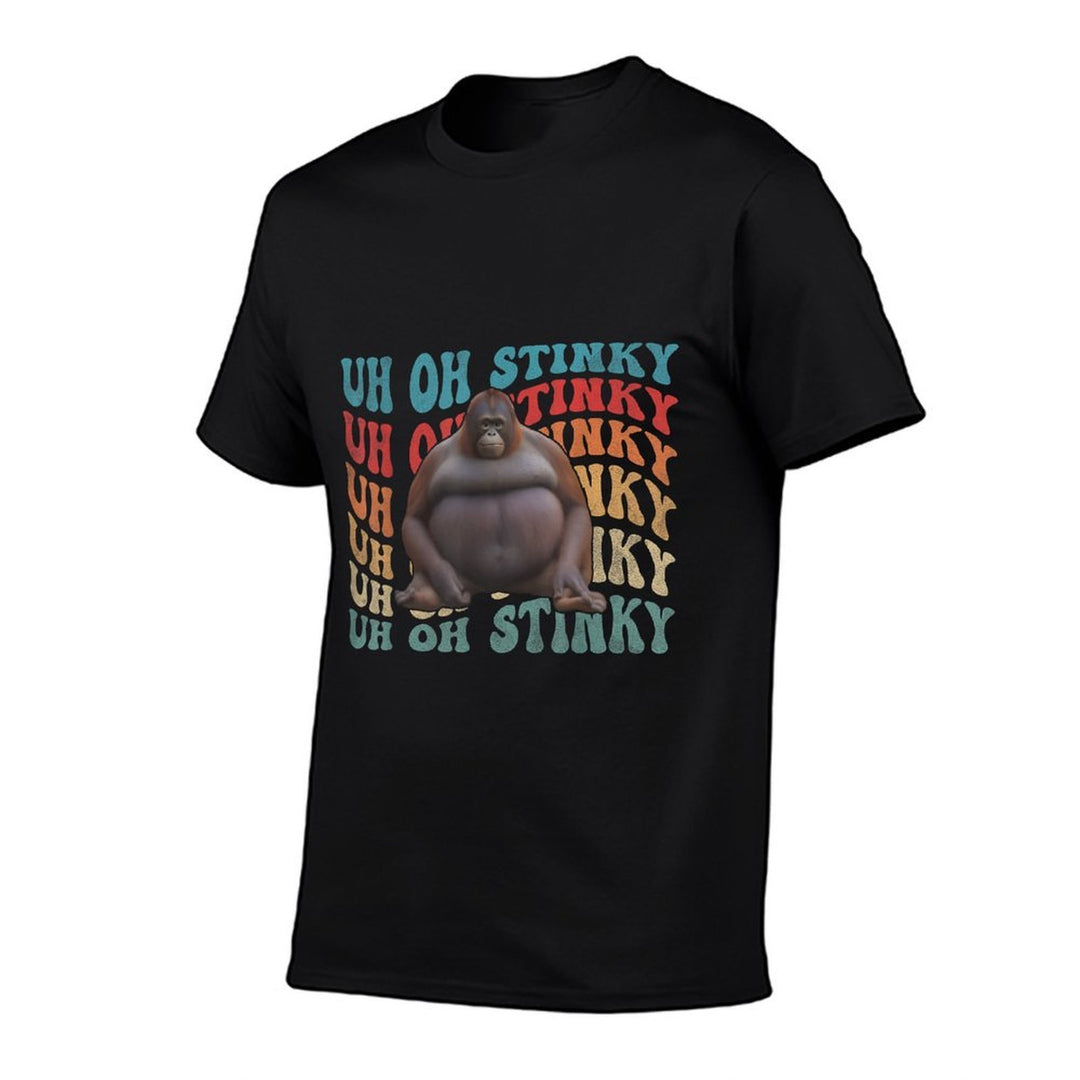 Orangutan Le Monke Meme Dank Memes Uh Oh Stinky Poop Meme  Affordable Price T-Shirt