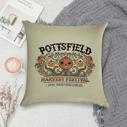 Pottsfield Harvest Festival Soft Fade-Resistant Throw Pillow