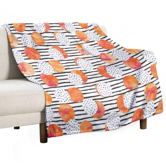 Fruity Orange Gift-ready Throw Blanket