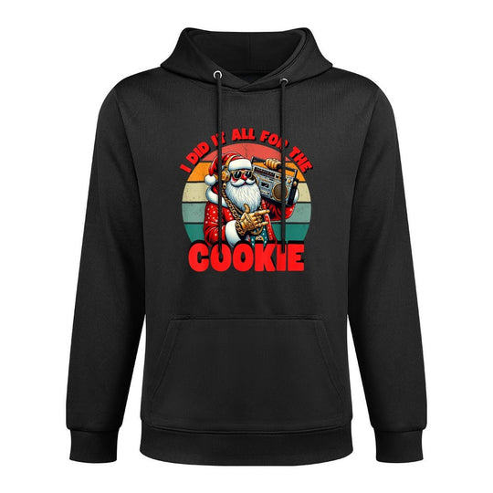 I Did It All For The Cookie Funny Santa Funny Christmas Casual Wear Hoodie