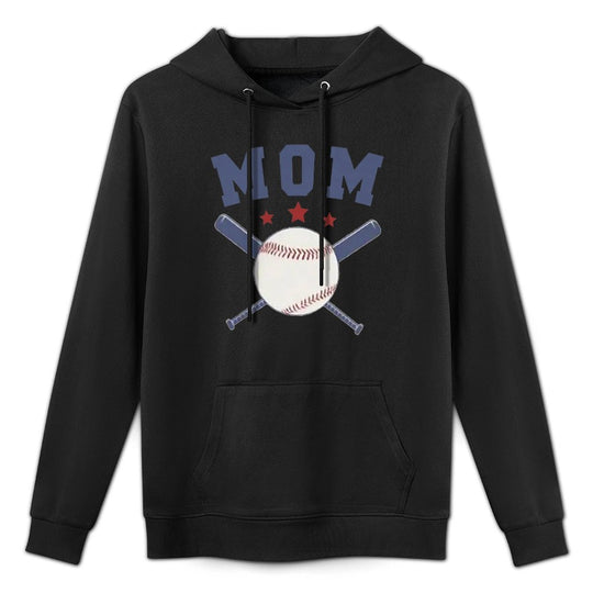 Mom of Rookie 1st Birthday Baseball Boy Family Matching Machine Washable Hoodie