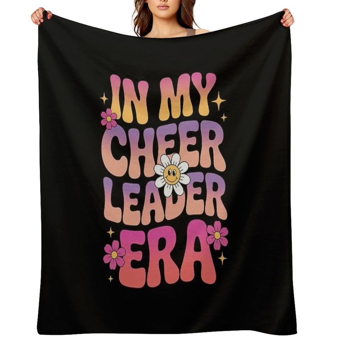 In My Cheer Leader Era Youth Cheerleader Compact Throw Blanket