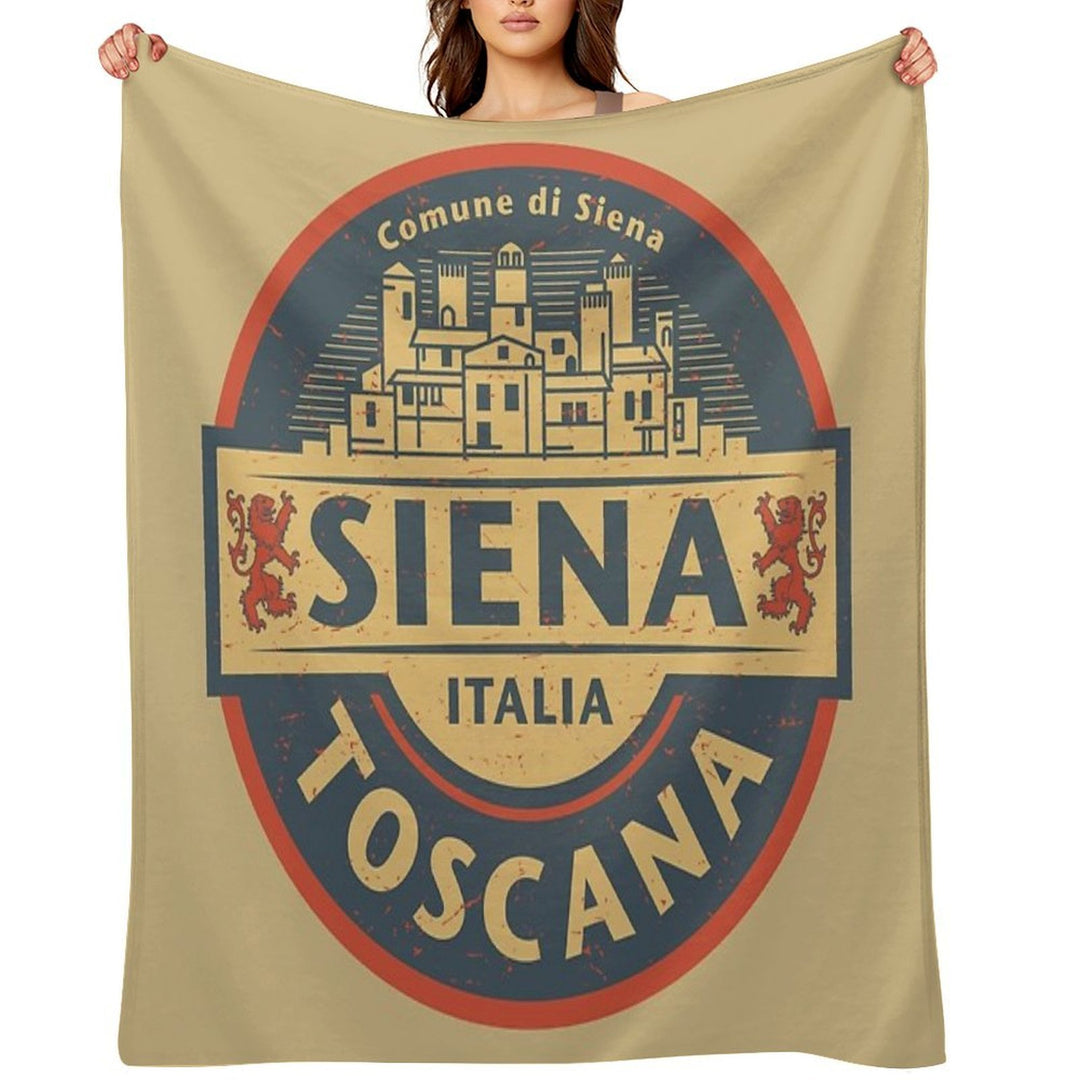 Siena, Tuscany, Italy Shrink-resistant Throw Blanket