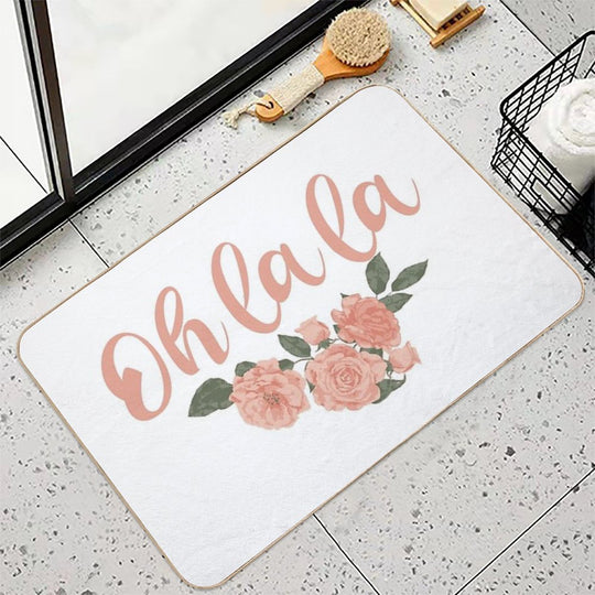 Oh La La French - French Sayings  Rapid-Drying Bath Mat