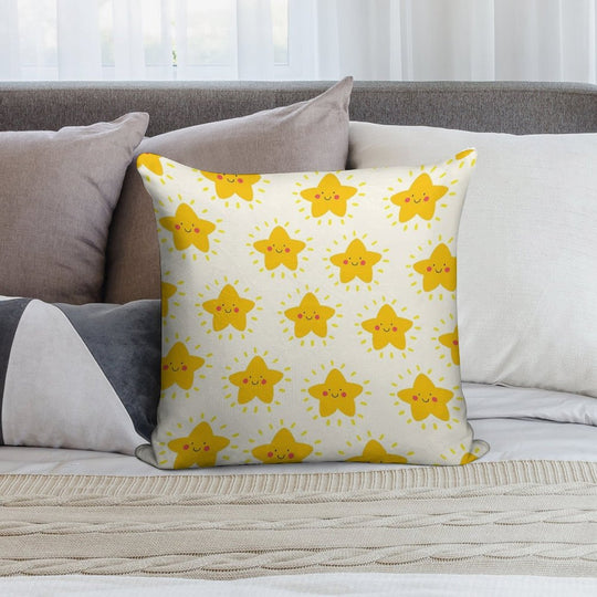 Stars Soft Warmth Comfort Throw Pillow
