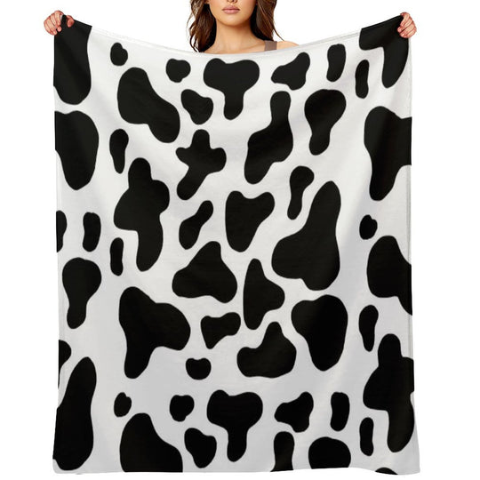 Cow Print All-season Throw Blanket