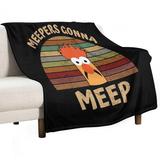 The Muppet Show Beaker Meepers Gonna Meep All-season Throw Blanket