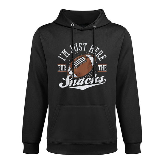 Im Just Here For The Snacks Funny Fantasy Football League Versatile Streetwear Hoodie