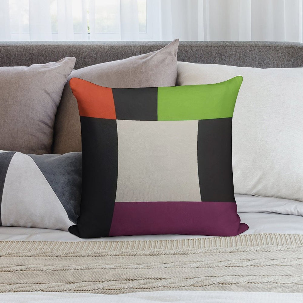 Max Bill Soft Fade-Resistant Throw Pillow