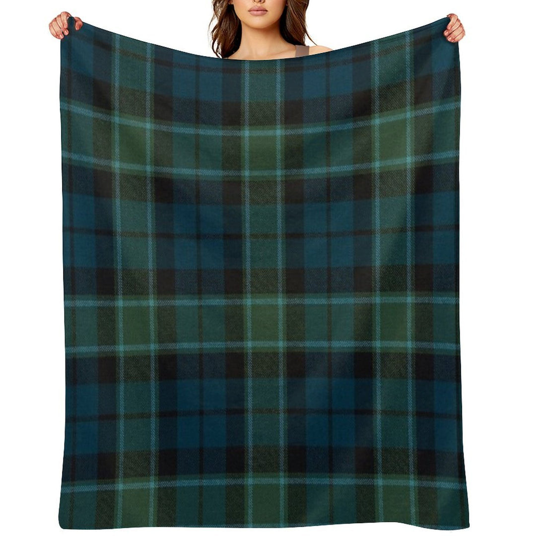 Graham Of Menteith Scottish Tartan Multi-functional Throw Blanket