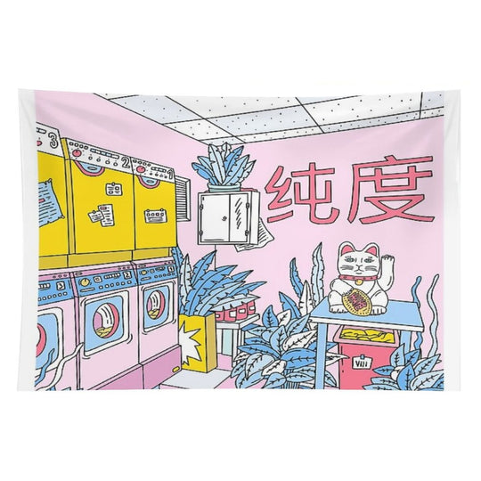 MANEKI WASH BLUE Tapestry